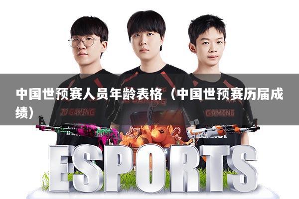 中国世预赛人员年龄表格（中国世预赛历届成绩）