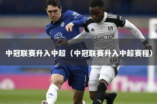 中冠联赛升入中超(中冠联赛升入中超赛程)