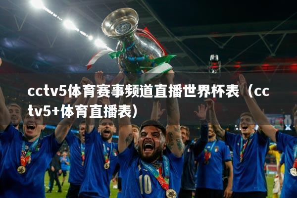 cctv5体育赛事频道直播世界杯表(cctv5+体育直播表)
