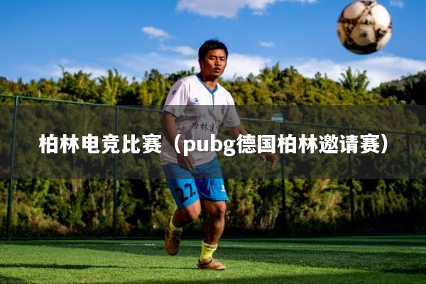 柏林电竞比赛（pubg德国柏林邀请赛）